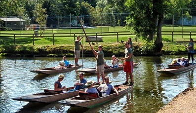 Punting on the River Thames